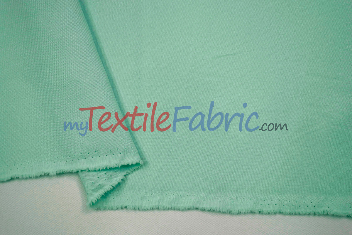 60" Wide Polyester Fabric Yards and Bolts | Visa Polyester Poplin Fabric | Basic Polyester for Tablecloths, Drapery, and Curtains