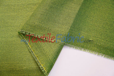 Metallic Vintage Linen Fabric | Imitation Burlap with Metallic Foil | 60" Wide | Washable Burlap Fabric for Decor |