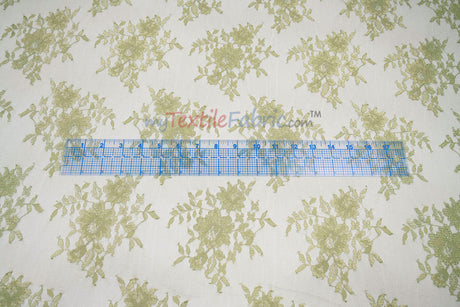 Chantilly Lace Fabric | 52” Wide | Elegant Floral Lace for Bridal & Formalwear