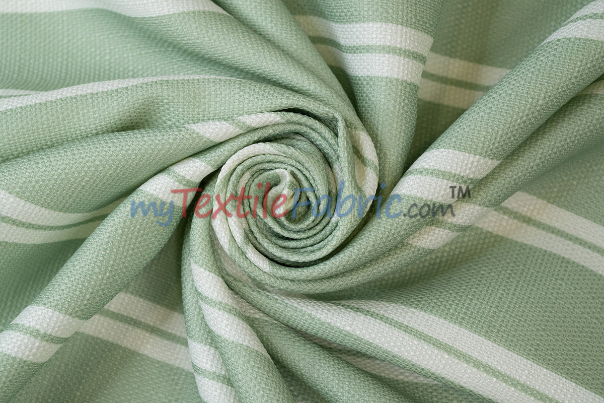 Monarch Stripe Fabric by the Yard | 100% Polyester | 60" Wide |