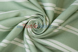 Monarch Stripe Fabric by the Yard | 100% Polyester | 60" Wide |