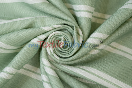 Monarch Stripe Fabric by the Yard | 100% Polyester | 60" Wide |