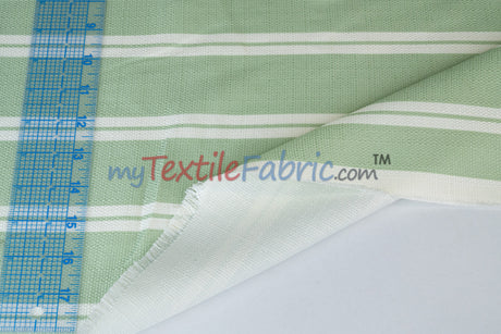 Monarch Stripe Fabric by the Yard | 100% Polyester | 60" Wide |