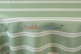 Monarch Stripe Fabric by the Yard | 100% Polyester | 60" Wide |