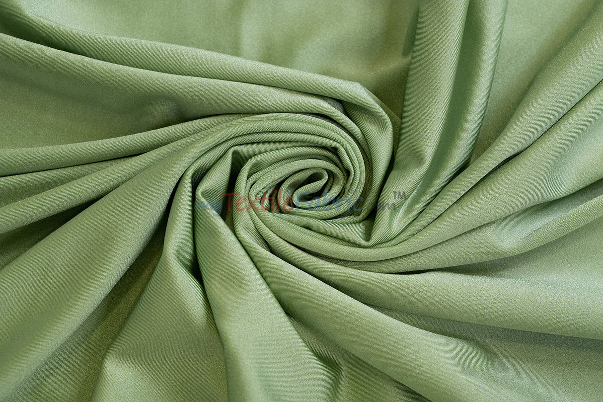 Nylon Spandex 4 Way Stretch Fabric | 60" Width | Great for Swimwear, Dancewear, Waterproof, Tablecloths, Chair Covers | Multiple Colors |