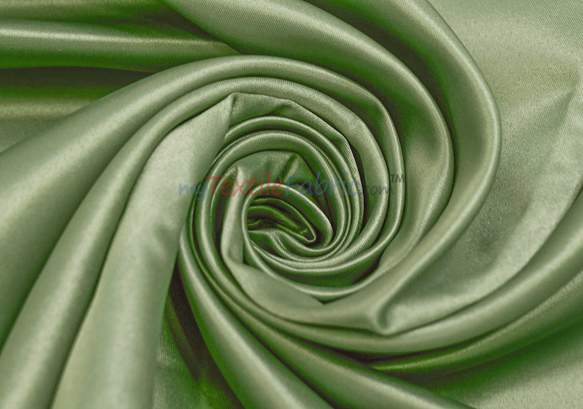 Lamour Satin Fabric | Polyester Matte Satin | Peau De Soie | 60" Wide | Wedding Dress, Tablecloth, Multiple Colors