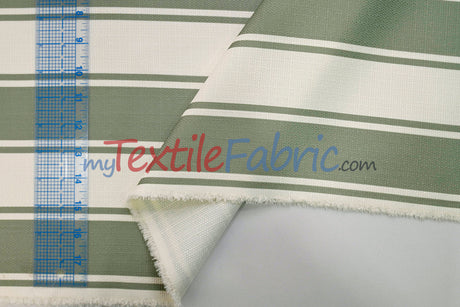Rustic Linen Stripe Fabric | Yarn-Dyed Stripes | Linen Look | 56/58” Wide | Available in Multiple Colors
