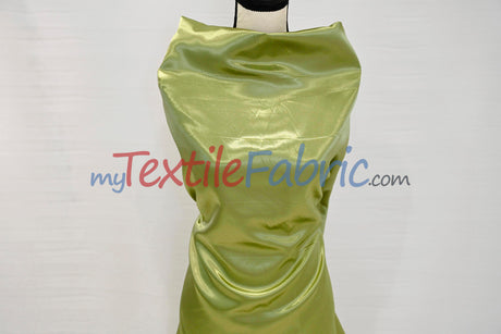 Stretch Charmeuse Satin Fabric | Soft Silky Satin Fabric | 96% Polyester 4% Spandex | Multiple Colors | Yards & Bolts