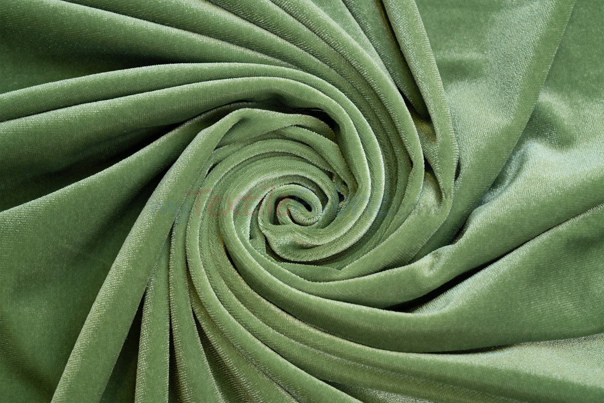 Soft and Plush Stretch Velvet Fabric | Stretch Velvet Spandex | 58" Wide | Spandex Velour for Apparel, Costume, Cosplay, Drapes |