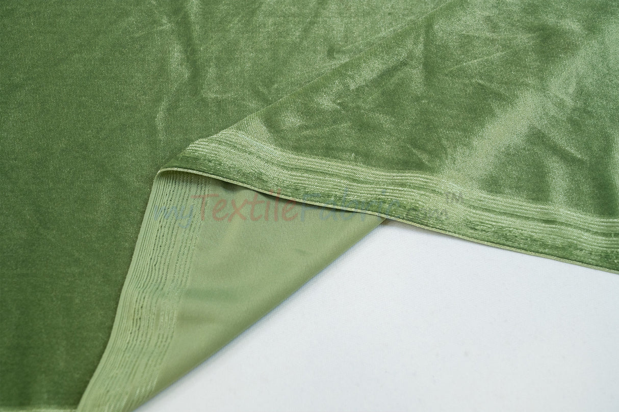 Soft and Plush Stretch Velvet Fabric | Stretch Velvet Spandex | 58" Wide | Spandex Velour for Apparel, Costume, Cosplay, Drapes |