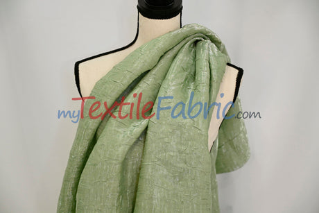 Iridescent Crush Shimmer Fabric | Iridescent Fabric | 54" Wide | Multiple Colors | Yards & Bolts