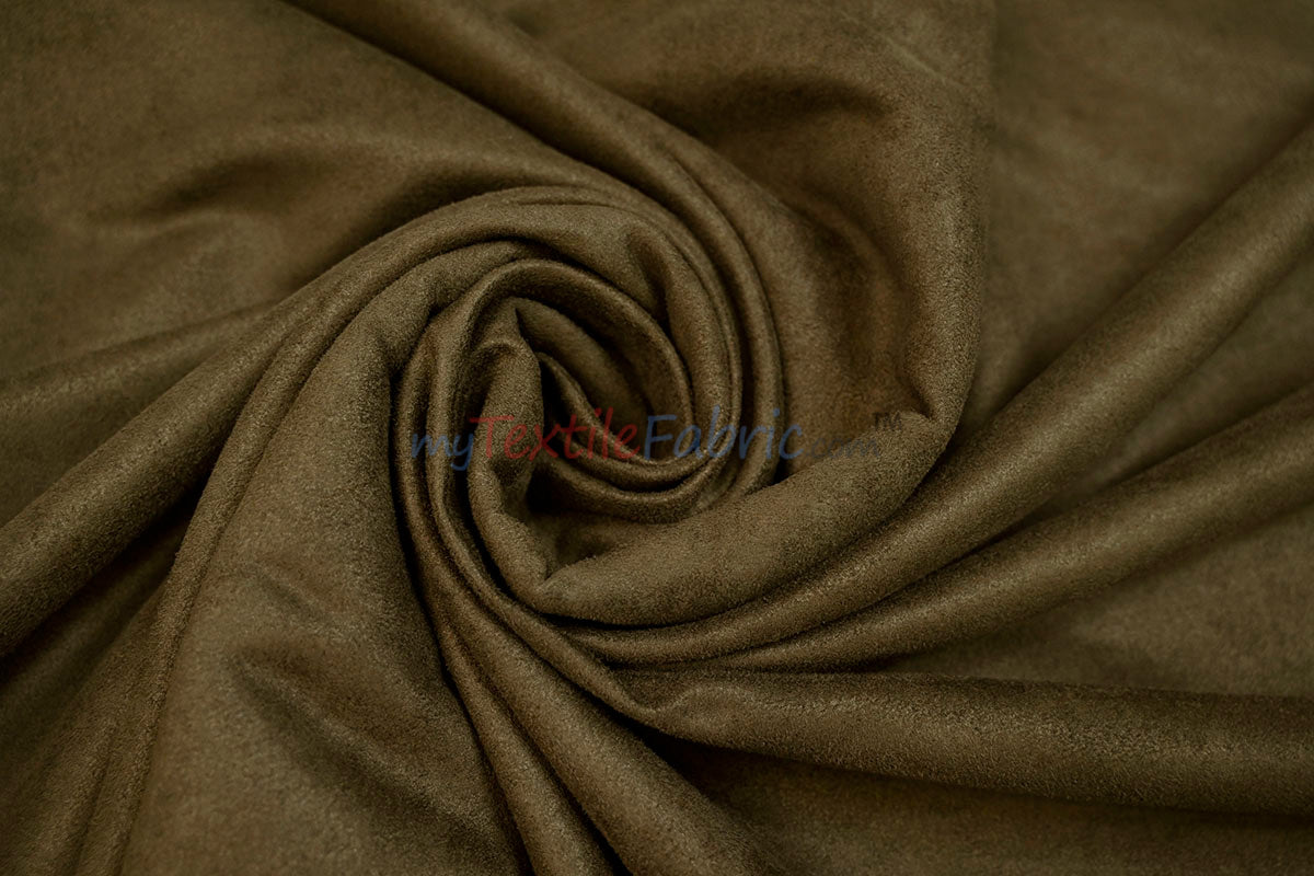 Suede Fabric | Microsuede | 40 Colors | 60" Wide | Faux Suede | Upholstery Weight, Tablecloth, Bags, Pouches, Cosplay, Costume | Continuous Yards |