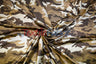 Army Camouflage Satin Print Fabric | Camo Charmeuse Satin | 60" Wide |