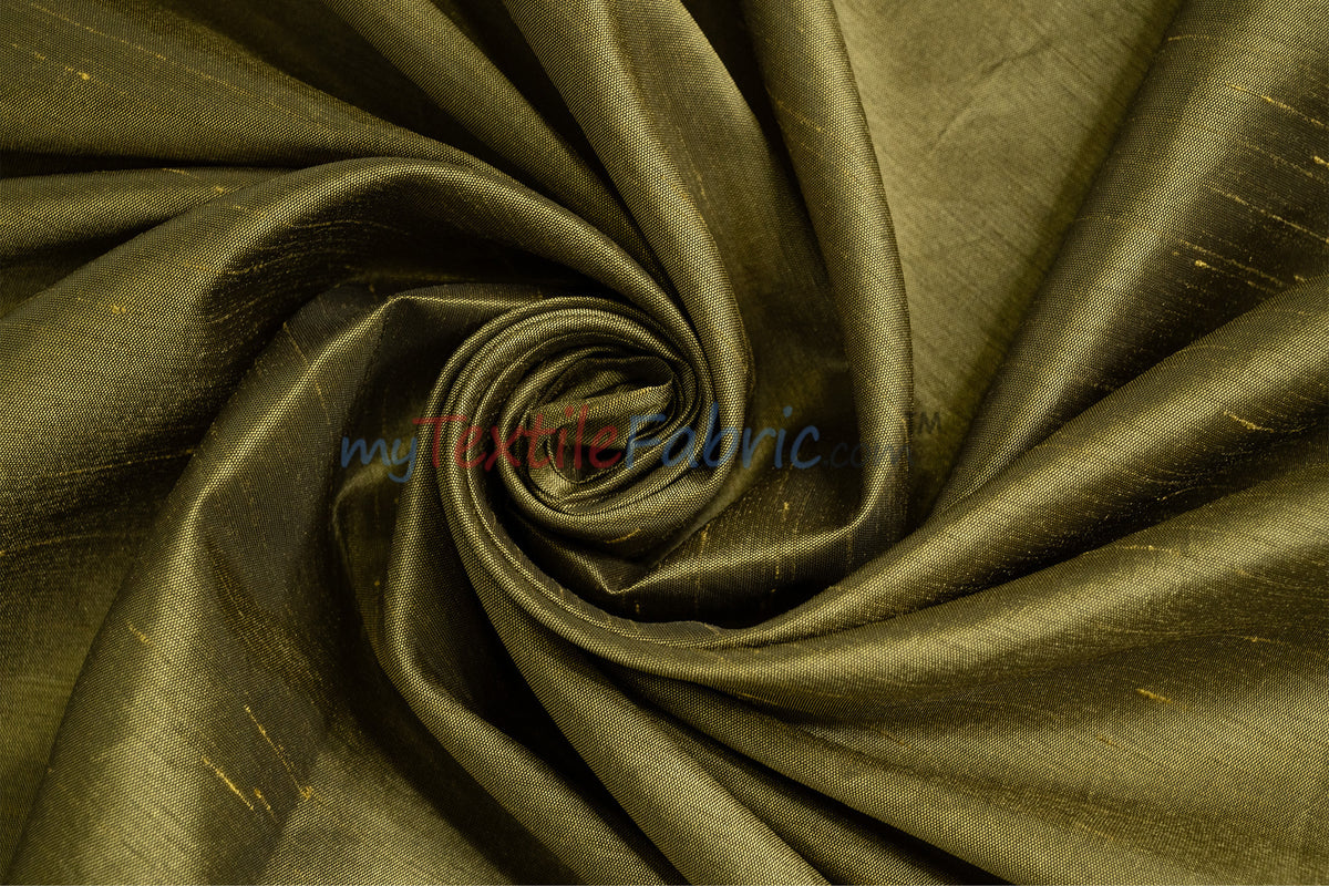IFR Extra Wide Dupioni Silk | 100% Polyester Faux Dupioni Fabric | 120" Wide | Multiple Colors |