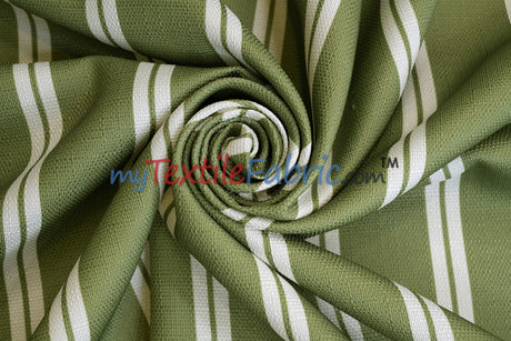 Monarch Stripe Fabric by the Yard | 100% Polyester | 60" Wide |