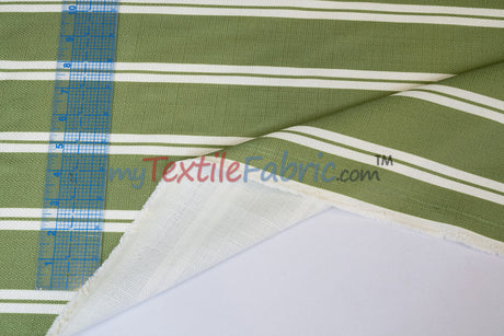 Monarch Stripe Fabric by the Yard | 100% Polyester | 60" Wide |
