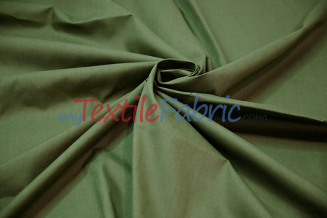 Polyester Cotton Broadcloth Fabric | 60" Wide | Solid Colors | Continuous Yards and by Bolt