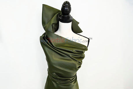 Lamour Satin Fabric | Polyester Matte Satin | Peau De Soie | 60" Wide | Wedding Dress, Tablecloth, Multiple Colors