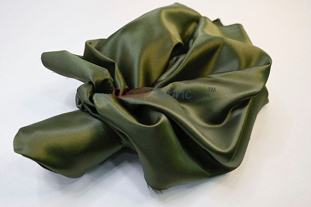 Lamour Satin Fabric | Polyester Matte Satin | Peau De Soie | 60" Wide | Wedding Dress, Tablecloth, Multiple Colors