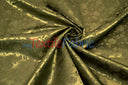 Satin Jacquard - Satin Flower Brocade - Sample Swatch 3x3