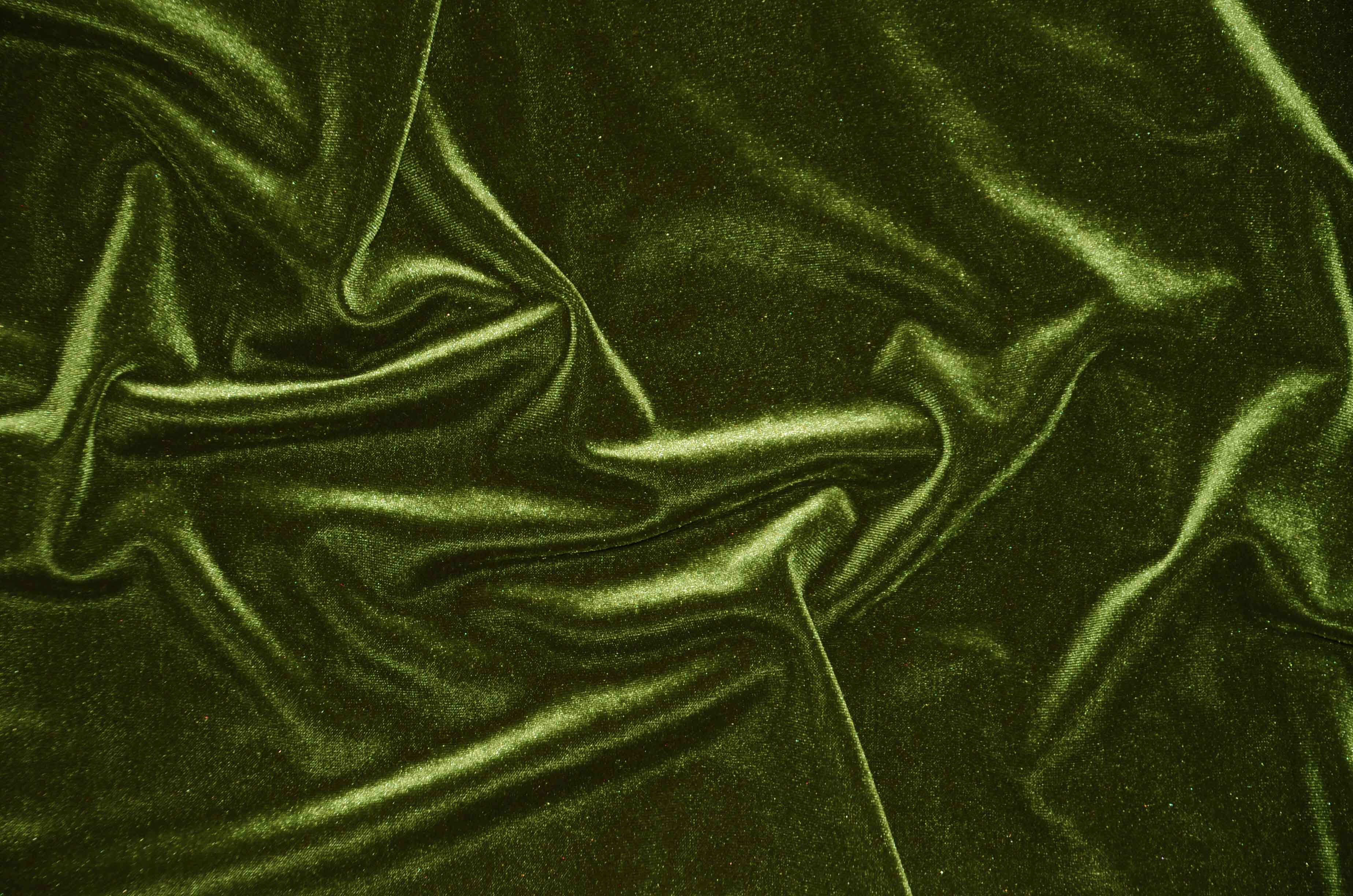 Soft and Plush Stretch Velvet Fabric | Stretch Velvet Spandex | 58" Wide | Spandex Velour for Apparel, Costume, Cosplay, Drapes | Fabric mytextilefabric Yards Medium Olive 