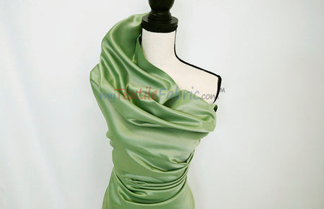 Lamour Satin Fabric | Polyester Matte Satin | Peau De Soie | 60" Wide | Wedding Dress, Tablecloth, Multiple Colors