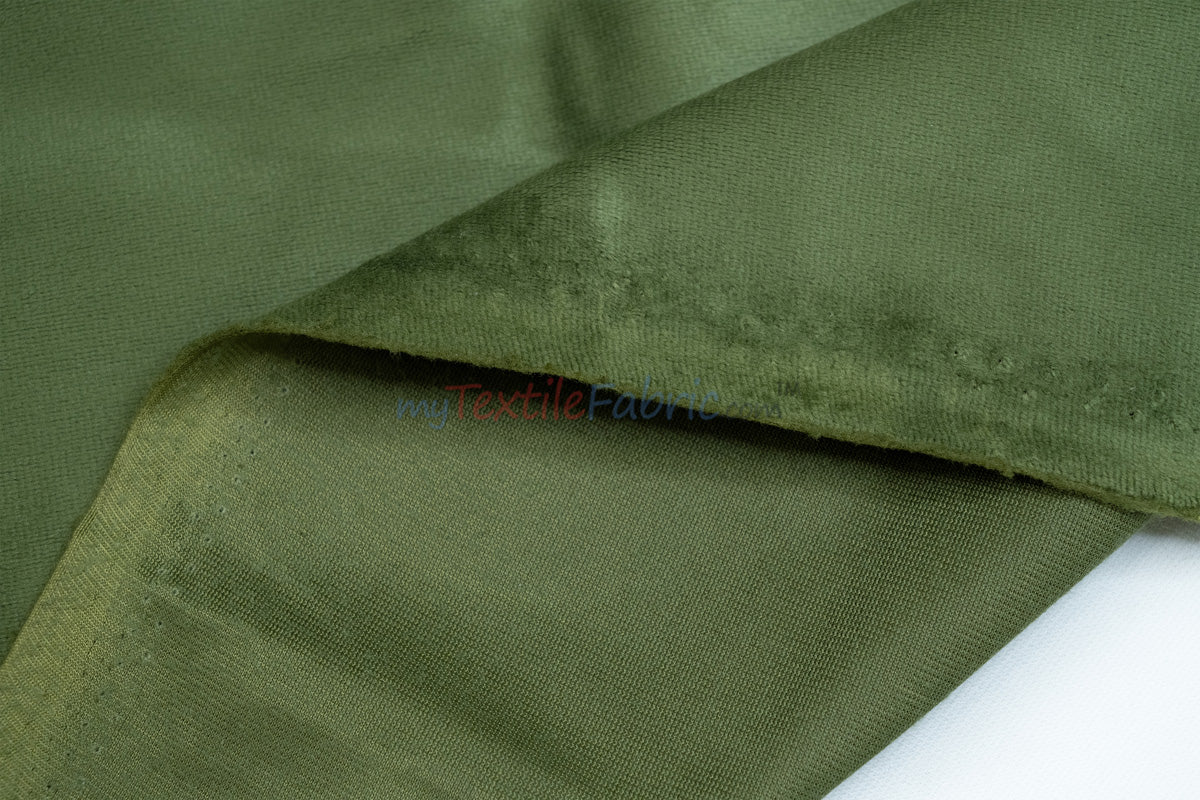 Extra Wide Fire Retardant Drapery Velvet Fabric by the Yard | 118" Wide | Multiple Colors |