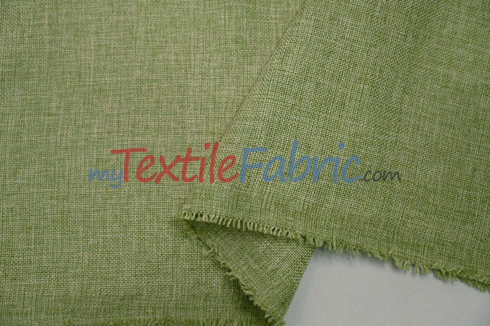 Vintage Linen Fabric | Imitation Burlap Fabric | 60" Wide | Faux Burlap | Vintage Rustic Natural Look Burlap | Washable Burlap Fabric for Decor |