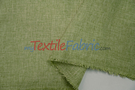 Vintage Linen Fabric | Imitation Burlap Fabric | 60" Wide | Faux Burlap | Vintage Rustic Natural Look Burlap | Washable Burlap Fabric for Decor |