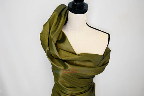 Stretch Taffeta Fabric | 60" Wide | Multiple Solid Colors | Continuous Yards | Costumes, Apparel, Cosplay, Designs | MTF Quality |