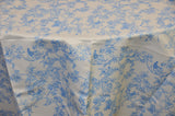 Ben Toile Satin Print | Dull Satin Print | 58/60" Wide | 4 Colors | French Toile Fabric