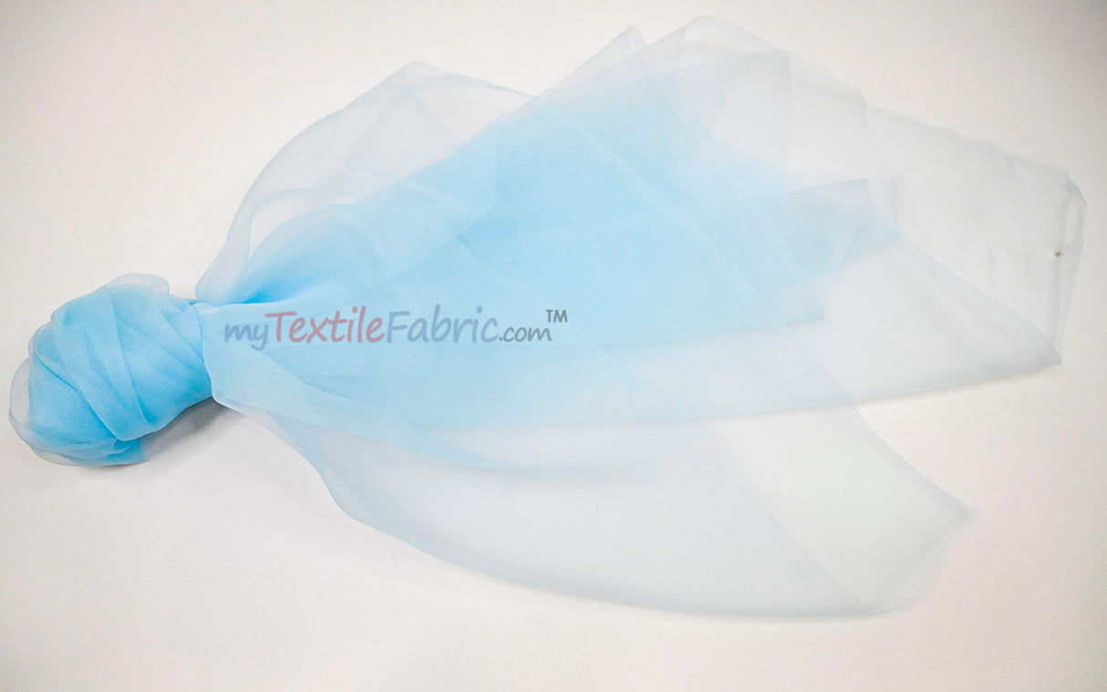 Super Organza Fabric | Semi-Sheen Sheer | 100% Polyester | 60” Wide | By the Yard