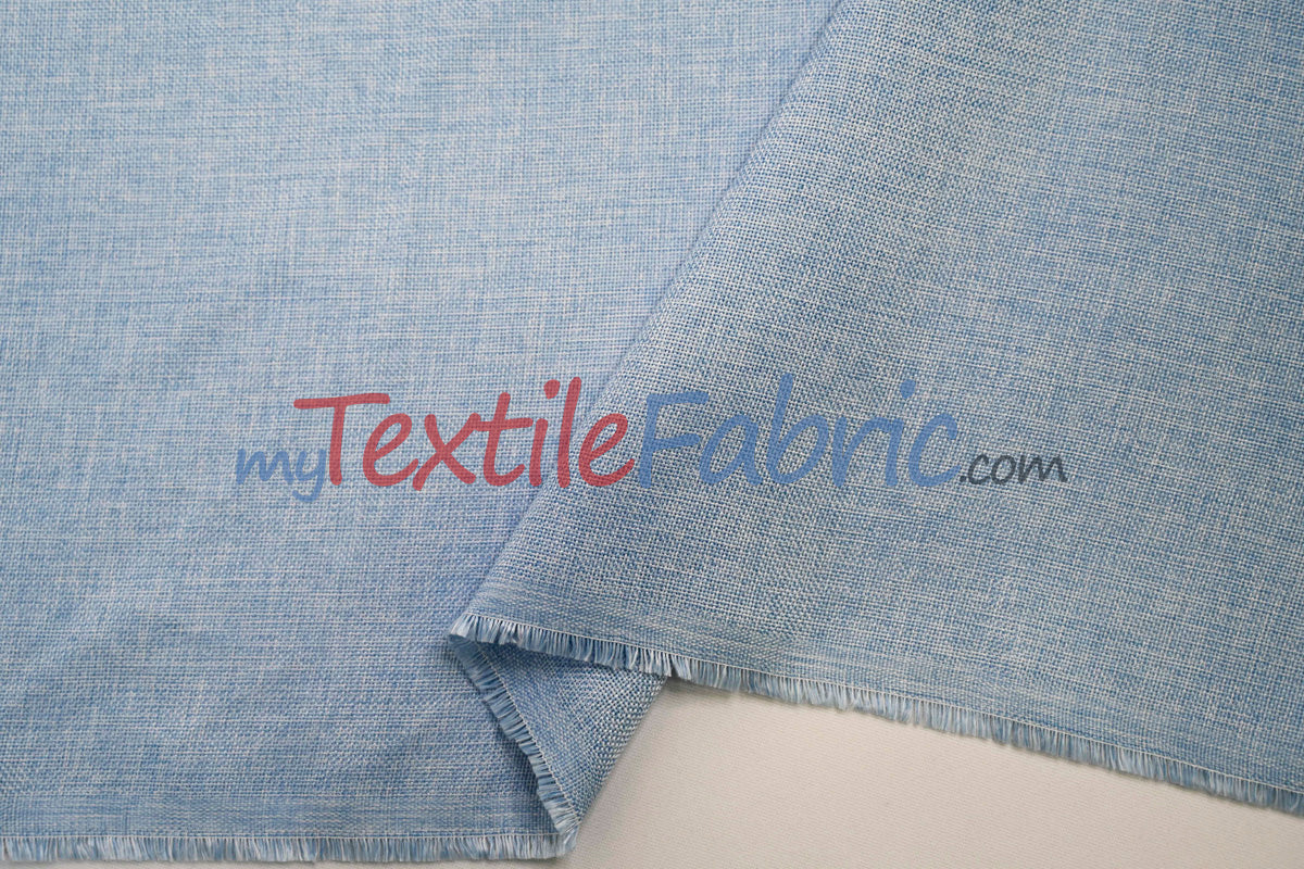 Vintage Linen Fabric | Imitation Burlap Fabric | 60" Wide | Faux Burlap | Vintage Rustic Natural Look Burlap | Washable Burlap Fabric for Decor |