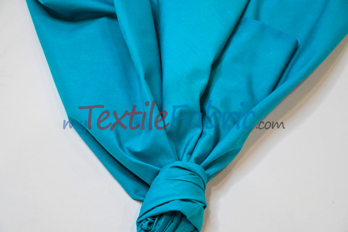 Polyester Cotton Broadcloth Fabric | 60" Wide | Solid Colors | Continuous Yards | Multiple Colors |