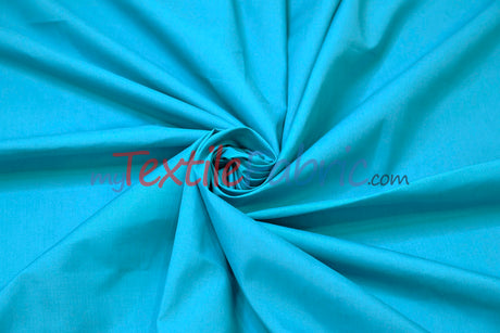 Polyester Cotton Broadcloth Fabric | 60" Wide | Solid Colors | Continuous Yards and by Bolt