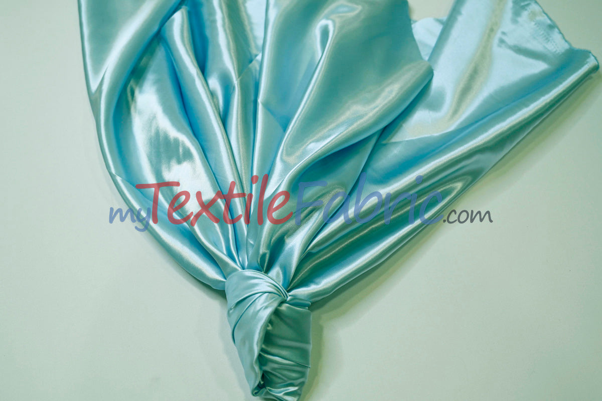 Stretch Charmeuse Satin Fabric | Soft Silky Satin Fabric | 96% Polyester 4% Spandex | Multiple Colors | Yards & Bolts