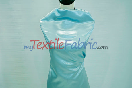 Stretch Charmeuse Satin Fabric | Soft Silky Satin Fabric | 96% Polyester 4% Spandex | Multiple Colors | Yards & Bolts