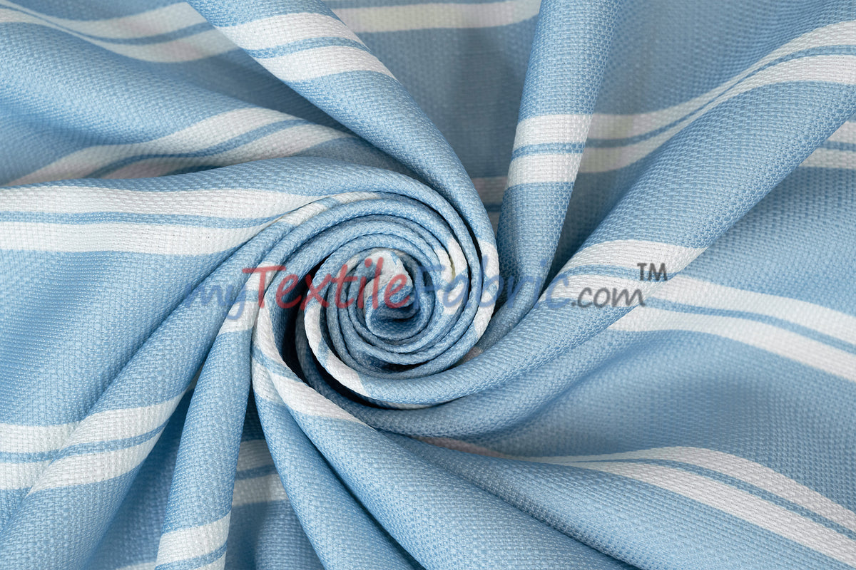 Monarch Stripe Fabric by the Yard | 100% Polyester | 60" Wide |