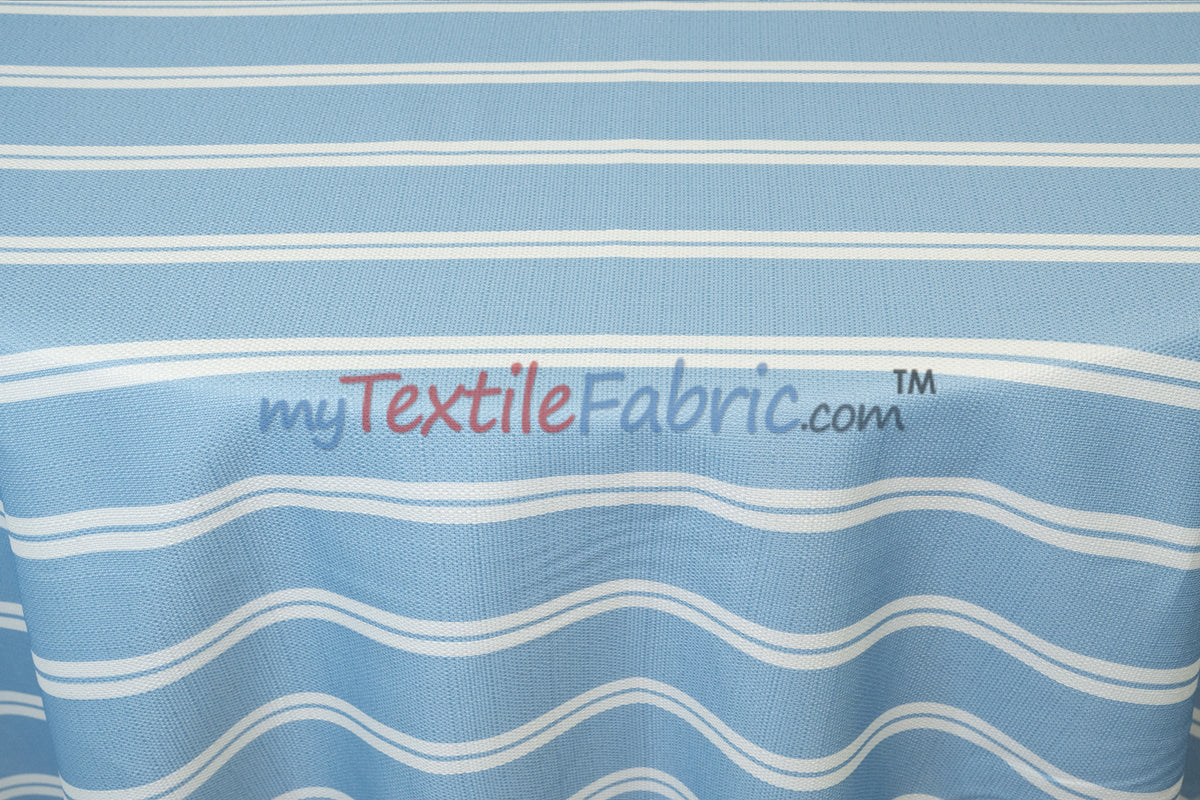 Monarch Stripe Fabric by the Yard | 100% Polyester | 60" Wide |