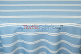 Monarch Stripe Fabric by the Yard | 100% Polyester | 60" Wide |
