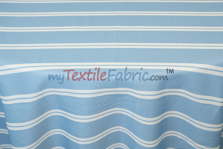 Monarch Stripe Fabric by the Yard | 100% Polyester | 60" Wide |
