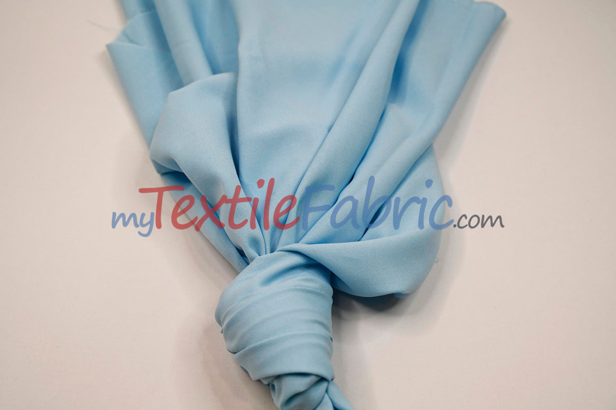 60" Wide Polyester Fabric Yards and Bolts | Visa Polyester Poplin Fabric | Basic Polyester for Tablecloths, Drapery, and Curtains