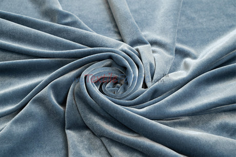 Soft and Plush Stretch Velvet Fabric | Stretch Velvet Spandex | 58" Wide | Spandex Velour for Apparel, Costume, Cosplay, Drapes |