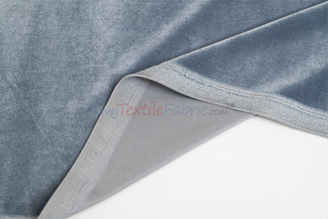 Soft and Plush Stretch Velvet Fabric | Stretch Velvet Spandex | 58" Wide | Spandex Velour for Apparel, Costume, Cosplay, Drapes |