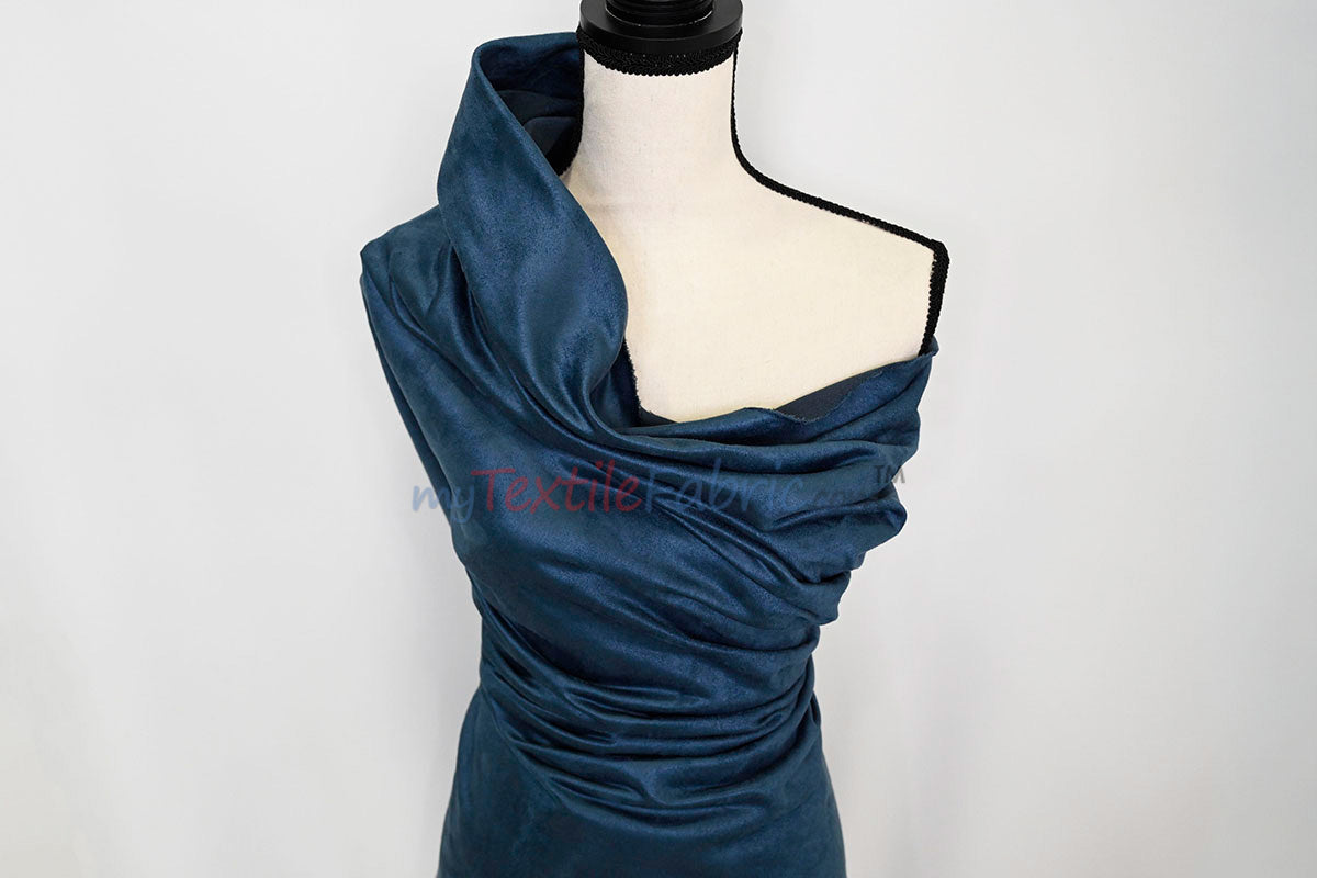 Suede Fabric | Microsuede | 40 Colors | 60" Wide | Faux Suede | Upholstery Weight, Tablecloth, Bags, Pouches, Cosplay, Costume | Continuous Yards |