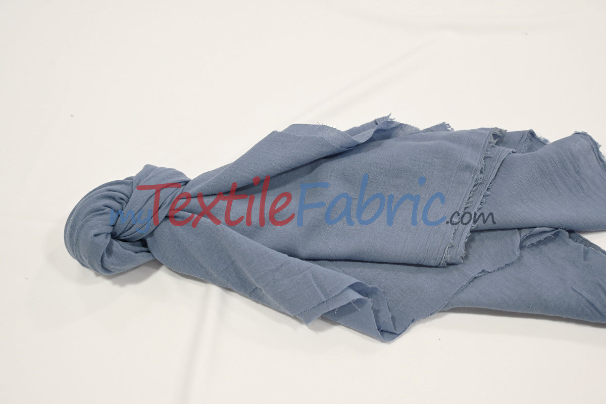 100% Cotton Gauze Fabric | Soft Lightweight Cotton Muslin | 48" Wide | Bolt Pricing | Multiple Colors