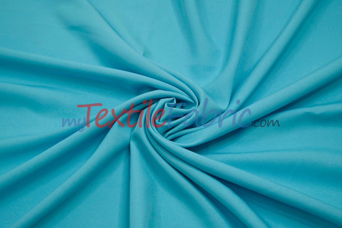 Extra Wide Polyester Fabric | 124" Wide Polyester Fabric | 124" Polypoplin for Tablecloths, Drapery, and Curtains |