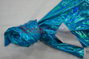 Hologram Foil Spandex Lame | Rainbow Stretch Metallic Lame | Hologram Spandex Lame Fabric | Hologram Fabric | Decor Apparel Costume Dance |