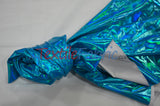 Hologram Foil Spandex Lame | Rainbow Stretch Metallic Lame | Hologram Spandex Lame Fabric | Hologram Fabric | Decor Apparel Costume Dance |