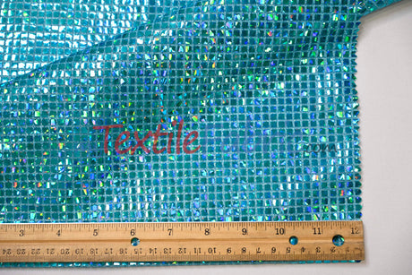 Holographic Mini Square Sequins | 45” Wide | Lightweight Sequin Fabric for Costumes & Apparel
